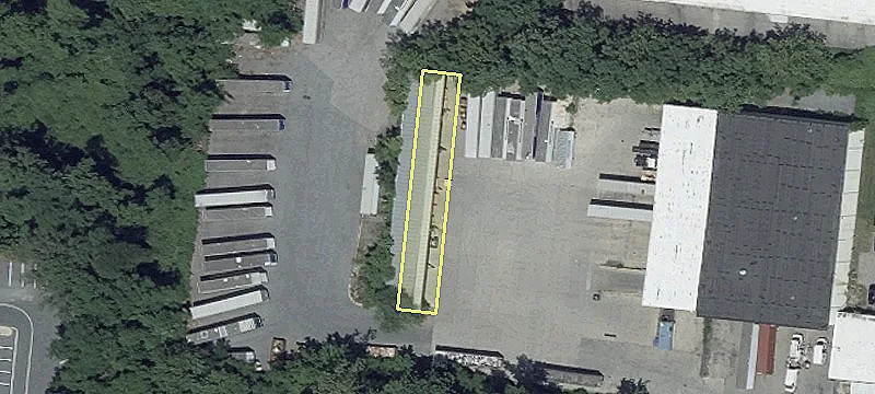 Warehouse with Covered Loading Area