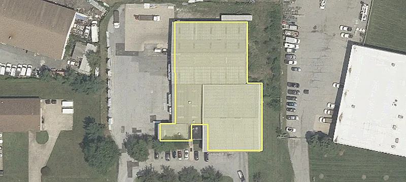 Industrial Building with Fenced Yard