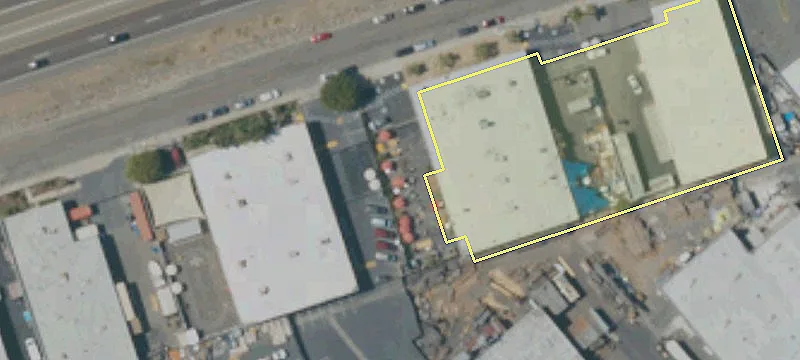 Oceanside Building with Freeway Visibility