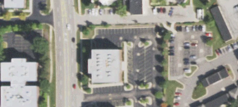 Well-Maintained Office Park Space