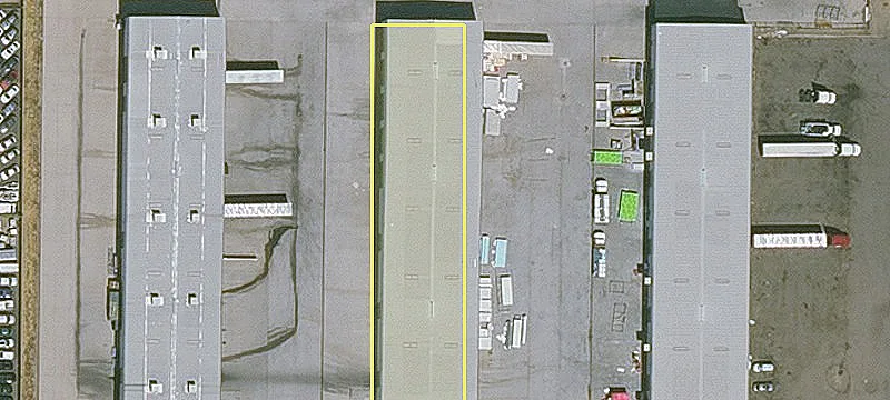 Industrial Warehouse with Fenced Yard