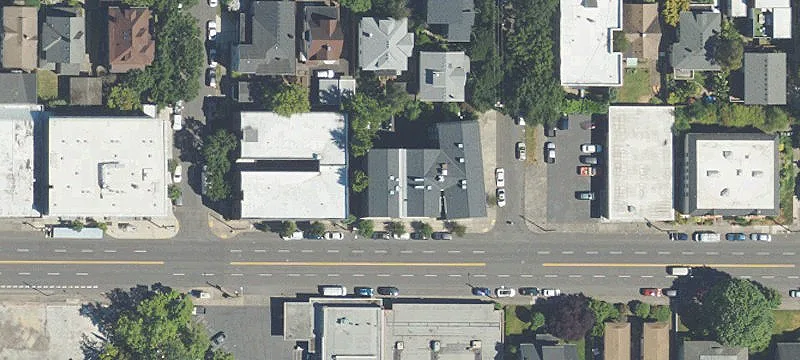 Mixed-Use Building Retail Space