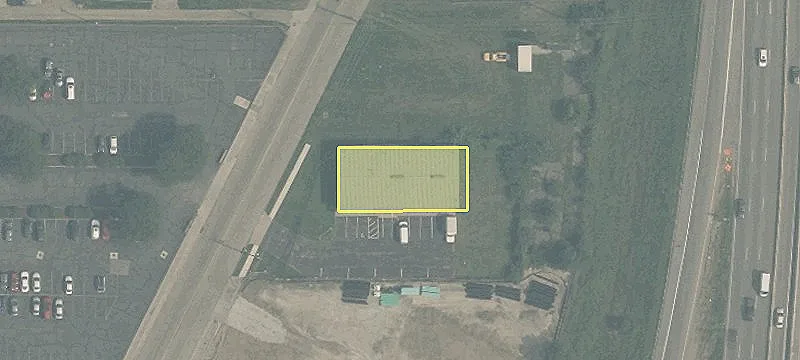 Warehouse with Fenced Lot
