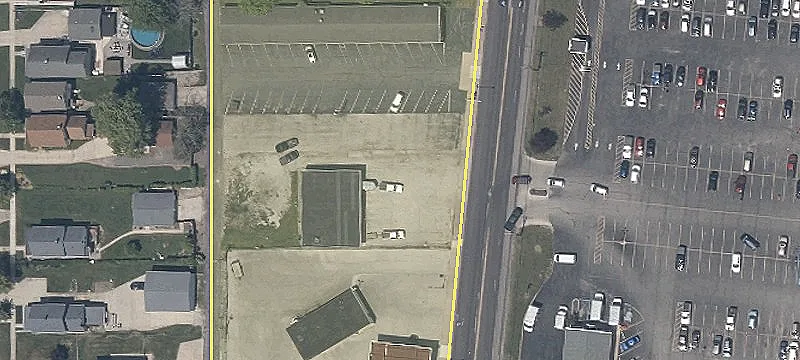 Commercial Land with Two Buildings