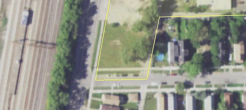 Corner Lot Near Metra Station