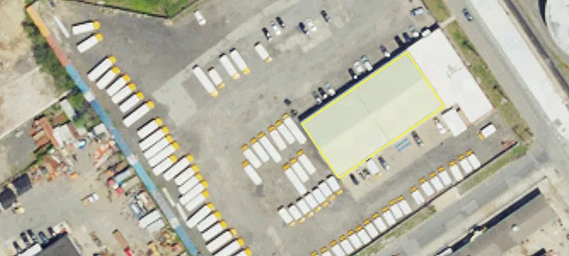 Industrial Warehouse with Fenced Lot