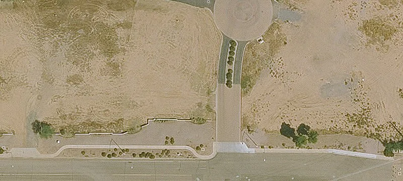 Mesa Warehouse with Secured Truck