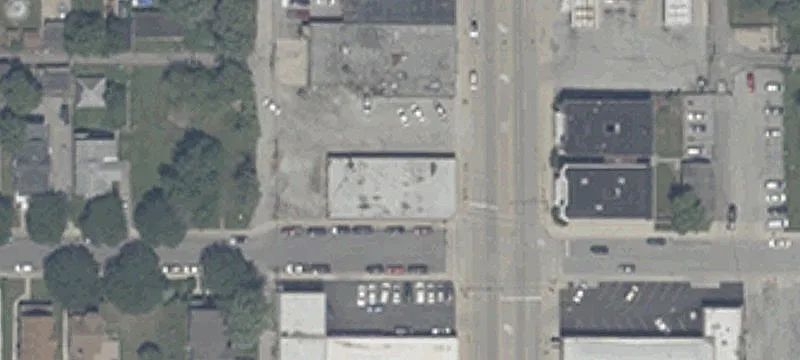 Free-Standing Building on Corner Lot
