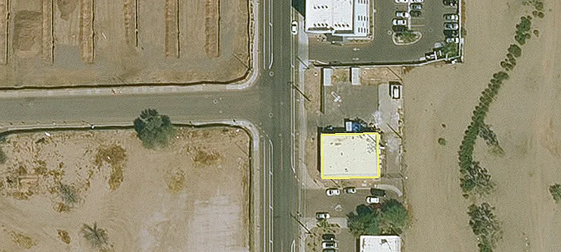 Freestanding Building with Cell Tower