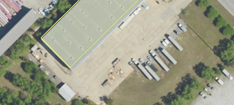 Fenced Outdoor Storage with Building