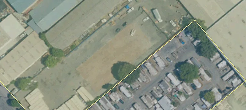 Fenced Yard with Office Trailer