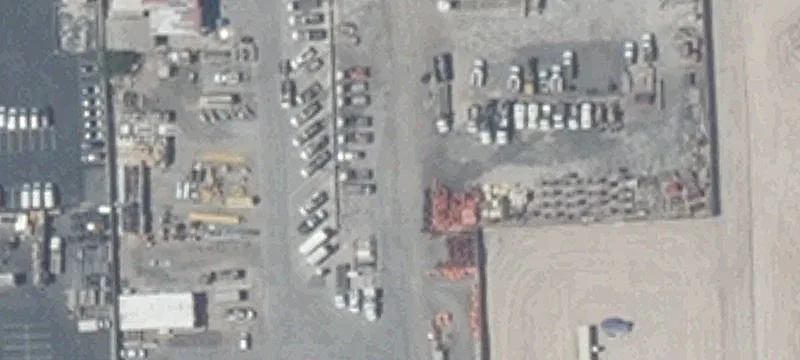Secured Yard with Office Building