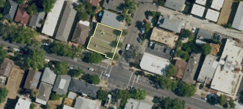 Office Building with Parking Spaces