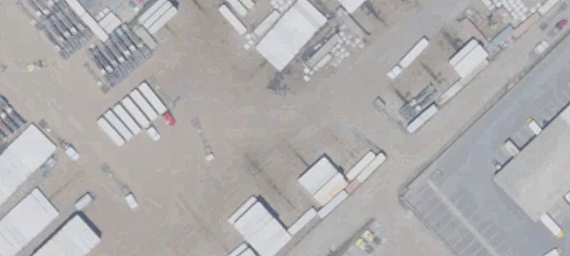 Fenced Yard with Industrial Shop