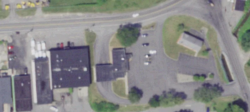 Bank with Drive-Thru and Parking