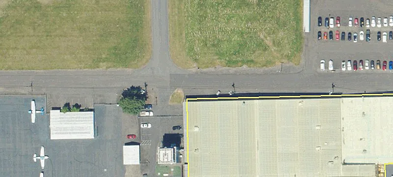 Graveled Yard Near I-84