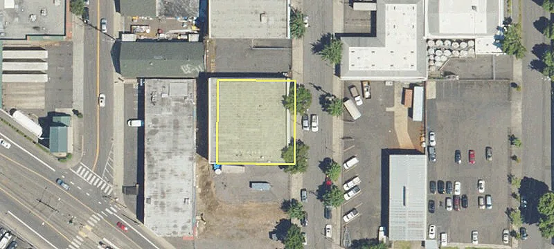 Warehouse with Fenced Parking