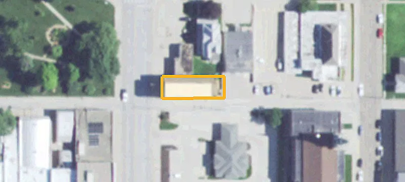 Former Bank Building on Highway
