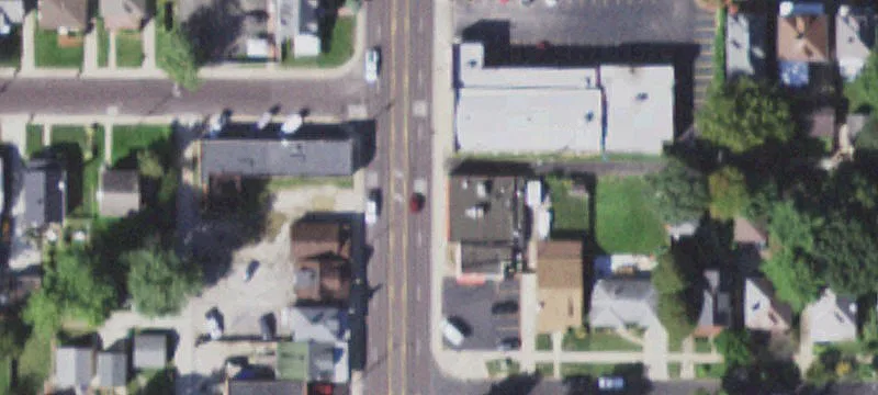 Retail Building on Corner Lot
