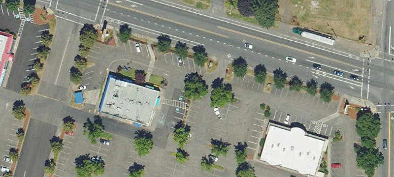 Retail Space at Lit Intersection