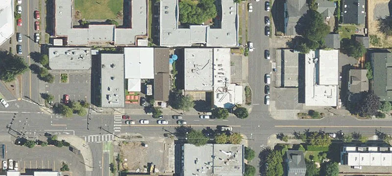Retail Building with Parking Lot