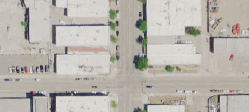 Retail Building on Corner Lot