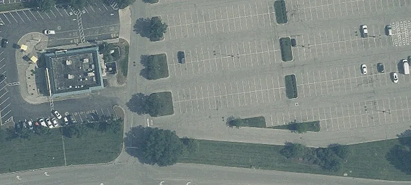 Open Strip Shopping Center