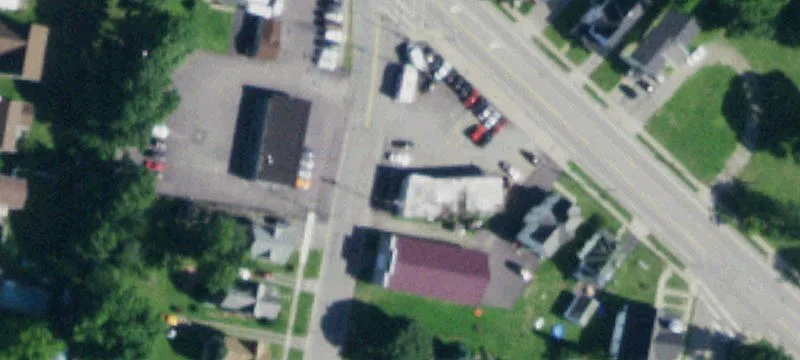 Signalized Corner Auto Shop