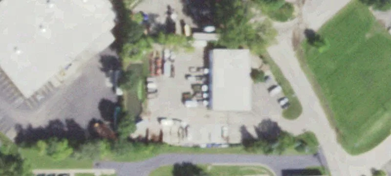 Contractor Yard with Steel Building