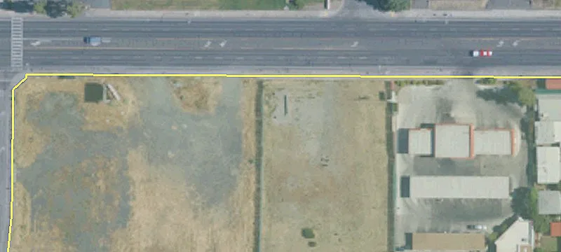 Flat Land on Major Street