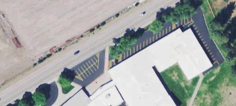 Modern Industrial Facility with Rail