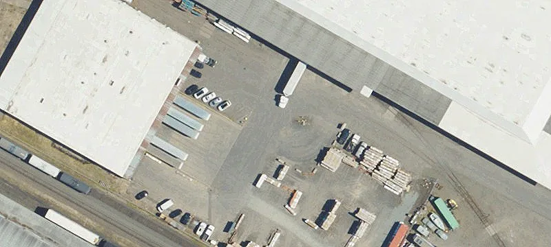 Industrial Building with Rail Access