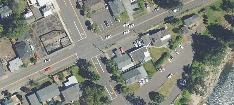 Auto Shop with Commercial House