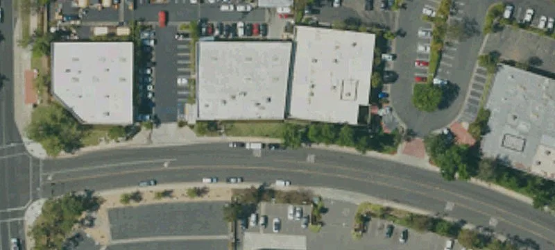 Freestanding Building with Extensive Glass