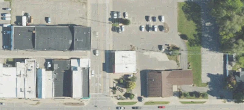 Downtown Clio Brick Office Building