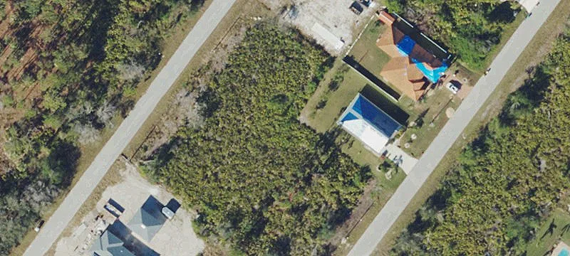 Oversized Corner Lot with Water Views