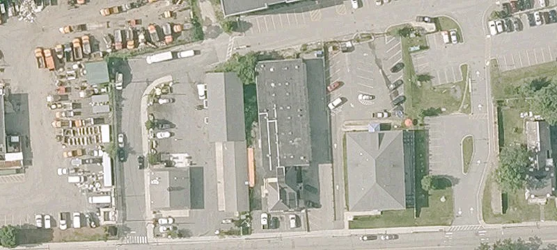 Apartment Building with Storage Bays