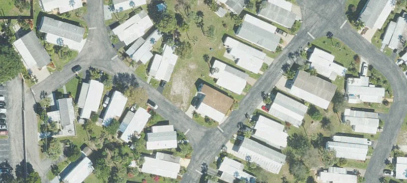 Doublewide Mobile Home in Park