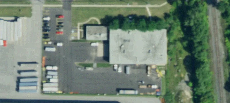 Depew Warehouse with Fenced Lot