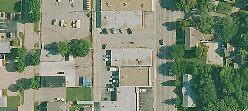Office Building with Parking Lot