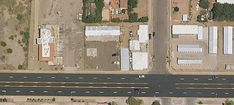 Large Lot with Warehouse