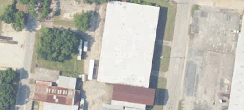 Warehouse with Crane and Yard