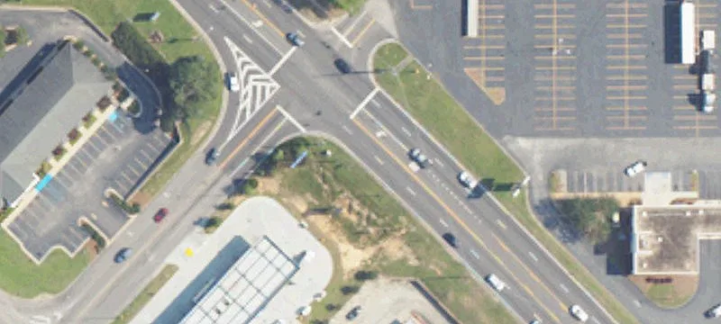 Retail Center Near High-Traffic Intersection