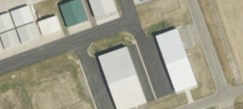 Gulfstream Hangar Near Taxiway