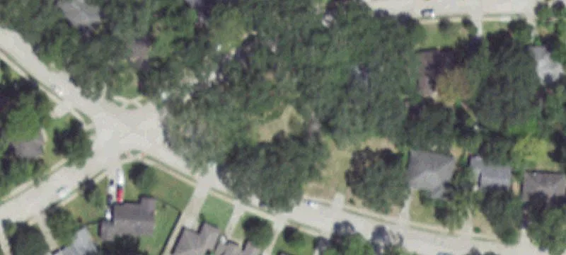 Residential Corner Lot with Trees