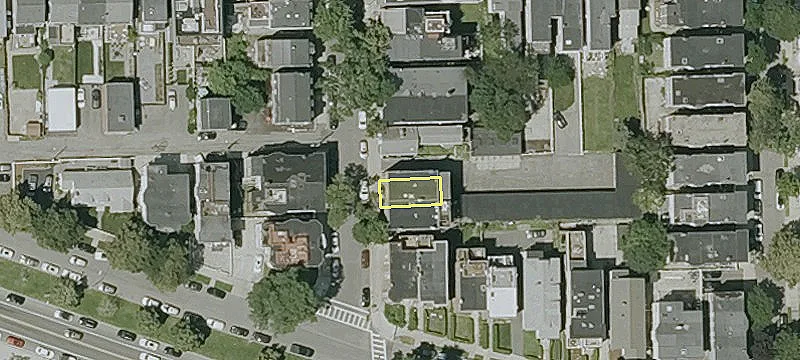 Brick Garage Parking Spot