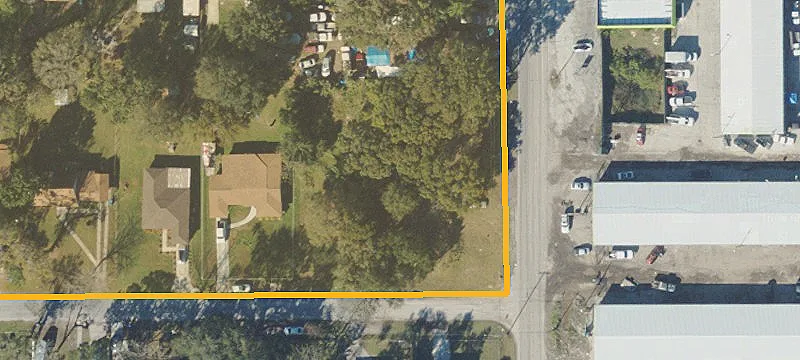 Oversized Corner Lot for Development