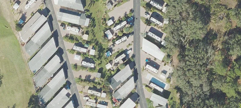 RV Lot with Aluminum Port