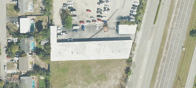 Pompano Beach Fenced Commercial Land
