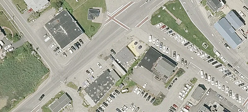 Corner Lot Commercial Building